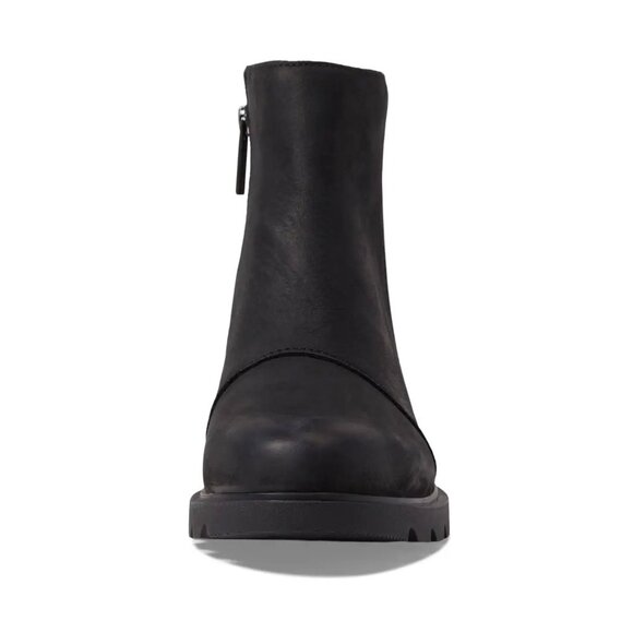 Sorel Emelie III Zip Waterproof Booties leather zip Women's - Black - Picture 7 of 9